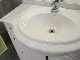 Blanco Ibiza 2 Cm encimera de baño 